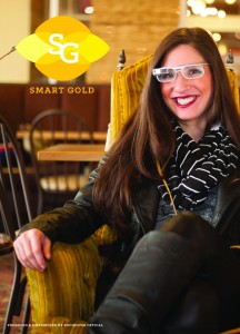 smart gold lenses for Google Glass